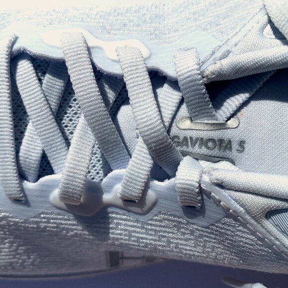 Women’s HOKA Gaviota 5 Running Shoes, Sea Ice/Pink Sz 8.5D Wide - Picture 4 of 10